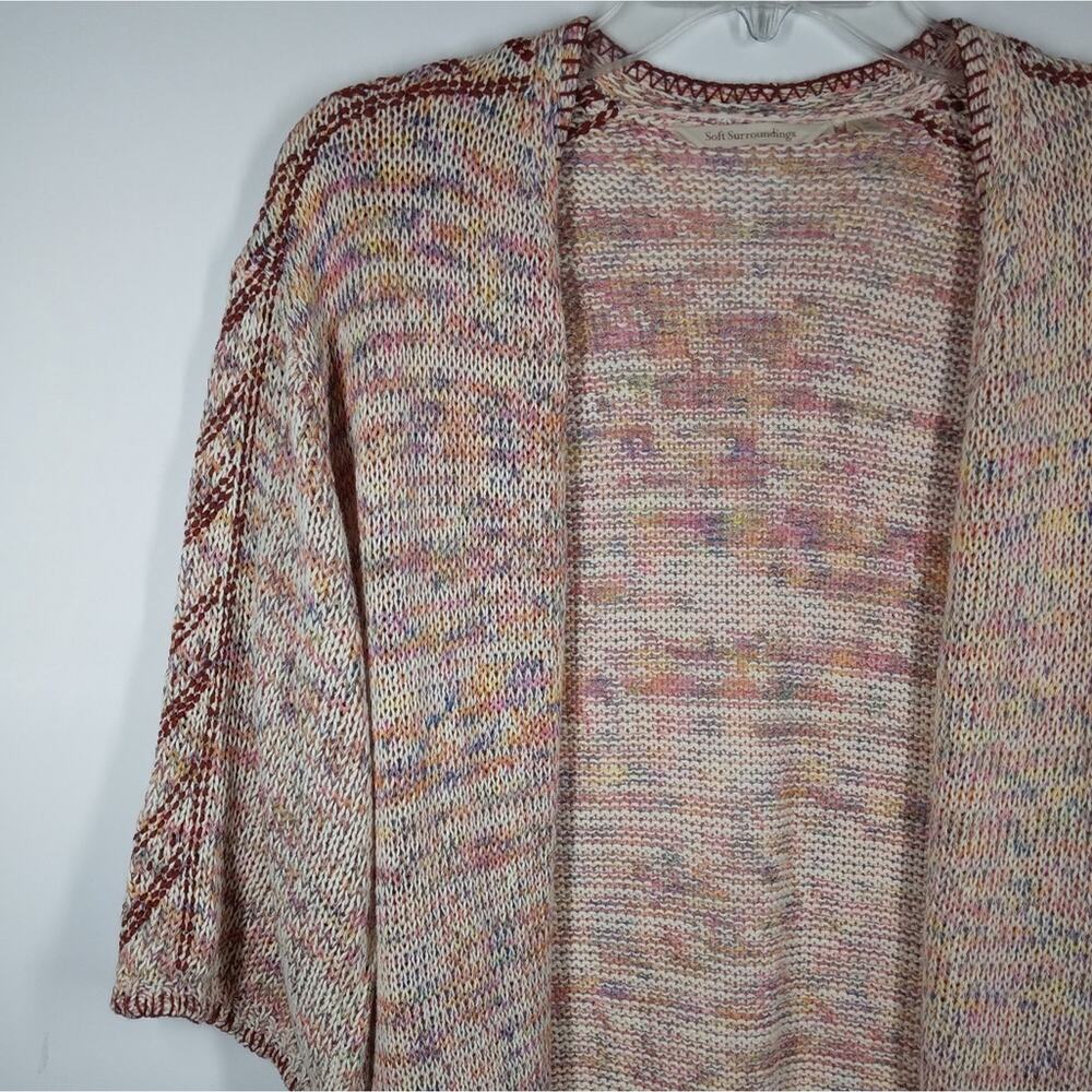 Soft Surroundings Ochoa Multi-Color Open Front Ca… - image 4